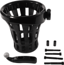 Ciro 50911 Big Ass Drink Holder - with Clutch Or Brake Perch - Black - sxspowersports