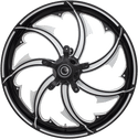 Coastal Moto 2502-FRY-233-CH Moto Forged Fury Aluminum Front Wheel (ABS) - 23in.x3.25in. - Chrome - sxspowersports