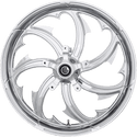 Coastal Moto 4502-FRY-165-CH Moto Forged Fury Aluminum Rear Wheel - 16in.x5.5in. - Chrome - sxspowersports