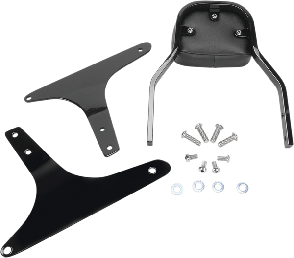 Cobra 602-1101B Mini Square Sissy Bar - Black Powder-Coated - sxspowersports