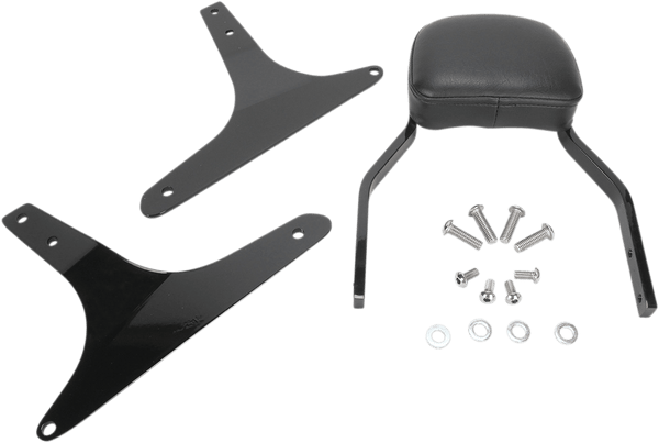 Cobra 602-1101B Mini Square Sissy Bar - Black Powder-Coated - sxspowersports