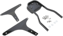 Cobra 602-1201B Short Square Sissy Bar - Black Powder-Coated - sxspowersports