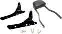 Cobra 602-1203B Short Square Sissy Bar - Black Powder-Coated - sxspowersports