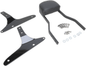 Cobra 602-1204B Short Square Sissy Bar - Black Powder-Coated - sxspowersports