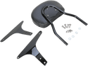 Cobra 602-1301B Standard Round Sissy Bar - Black Powder-Coated - sxspowersports