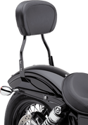 Cobra 602-1301B Standard Round Sissy Bar - Black Powder-Coated - sxspowersports