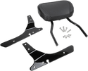 Cobra 602-1303B Standard Round Sissy Bar - Black Powder-Coated - sxspowersports
