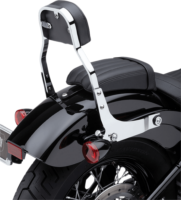 Cobra 602-2022 Mini Detachable Backrest - Chrome - sxspowersports