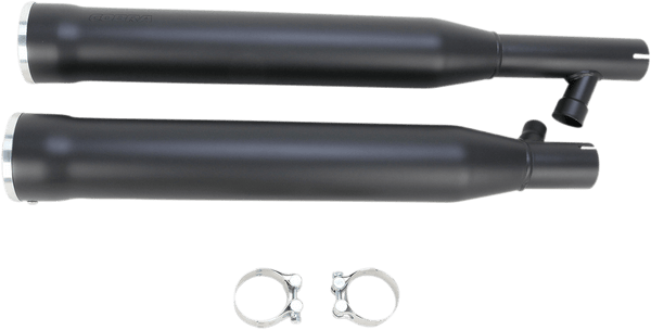 Cobra 6050B 3in. Slip-On Muffler with RacePro Tips - Black - sxspowersports
