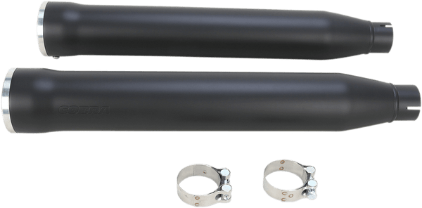 Cobra 6051B 3in. Slip-On Muffler with RacePro Tips - Black - sxspowersports