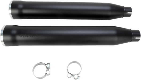 Cobra 6053B 3in. Slip-On Muffler with RacePro Tips - Black - sxspowersports