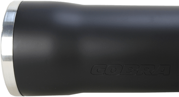 Cobra 6055B 3in. Slip-On Muffler with RacePro Tips - Black - sxspowersports