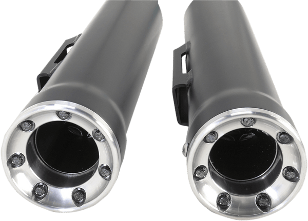 Cobra 6055B 3in. Slip-On Muffler with RacePro Tips - Black - sxspowersports