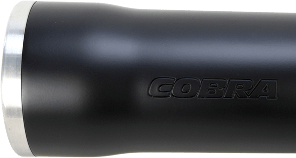 Cobra 6056B 3in. Slip-On Muffler with RacePro Tips - Black - sxspowersports
