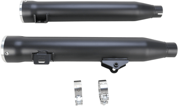 Cobra 6056B 3in. Slip-On Muffler with RacePro Tips - Black - sxspowersports