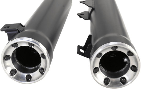 Cobra 6056B 3in. Slip-On Muffler with RacePro Tips - Black - sxspowersports