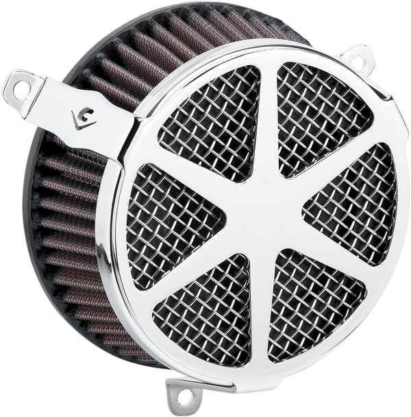 Cobra 606-0102-04 Spoke Air Cleaner Kit - Chrome - sxspowersports