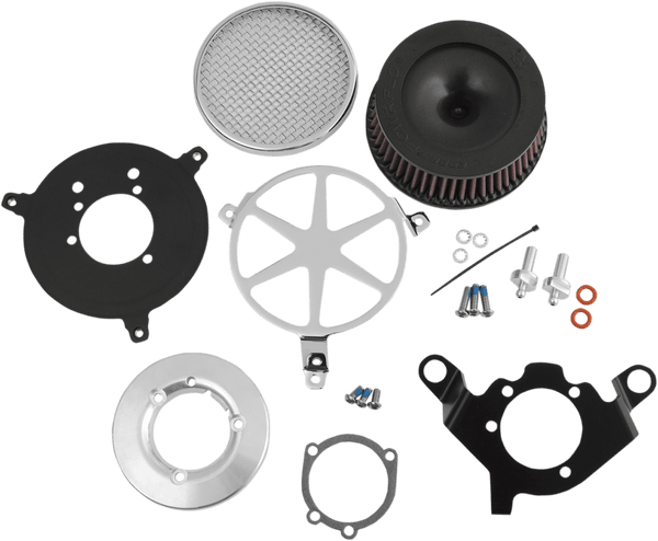 Cobra 606-0102-04 Spoke Air Cleaner Kit - Chrome - sxspowersports