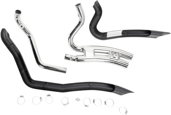 Cobra 6233B Speedster Exhaust System - Short Swept - Black - sxspowersports