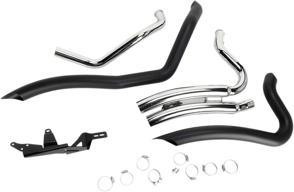Cobra 6233B Speedster Exhaust System - Short Swept - Black - sxspowersports