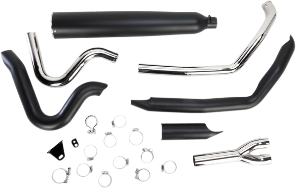 Cobra 6450B PowrFlo RPT 2:1 Exhaust System - Black - sxspowersports
