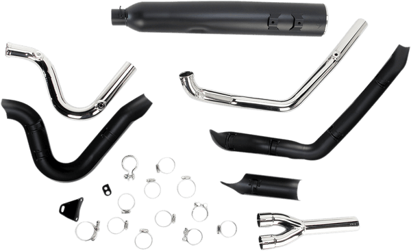 Cobra 6450B PowrFlo RPT 2:1 Exhaust System - Black - sxspowersports