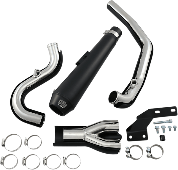 Cobra 6484B El Diablo 3.5in. 2-Into-1 Exhaust System - Black - sxspowersports