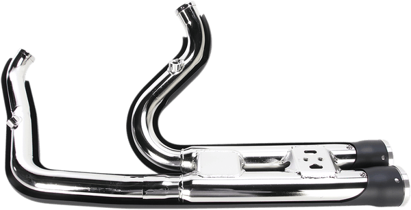 Cobra 6788B Speedster Exhaust with PowerPort and RacePro Tip - Black with Clear-Coated Machined Aluminum Tips - sxspowersports
