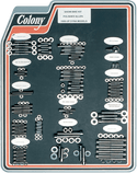Colony 1000P Complete Motor Polished Socket-Head Bolt Kit - sxspowersports