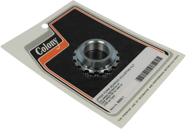 Colony 3186-1 Upper Fork Bearing Adjustment Kit - Zinc Plated - sxspowersports