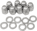 Colony 8437-16 Cylinder Base Nut Kit - Cap Style - Chrome - sxspowersports