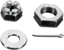 Colony 8769-3 Axle Nuts and Washer Kit with 1/2in.-20 Thread - Chrome - sxspowersports