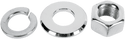 Colony 8769-3 Axle Nuts and Washer Kit with 1/2in.-20 Thread - Chrome - sxspowersports
