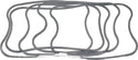 Cometic Gasket C9010 Upper Rocker Cover Gasket - sxspowersports