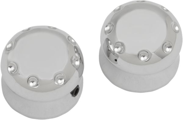 Covingtons C0010-C Axle Caps - Chrome - Front - sxspowersports