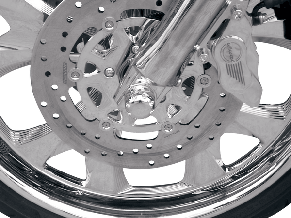 Covingtons C0010-C Axle Caps - Chrome - Front - sxspowersports