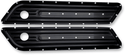 Covingtons C1010-C Saddlebag Hinge Covers - Dimpled - Chrome - sxspowersports