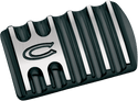 Covingtons C1042-C Finned Brake Pedal Pad - Chrome - sxspowersports