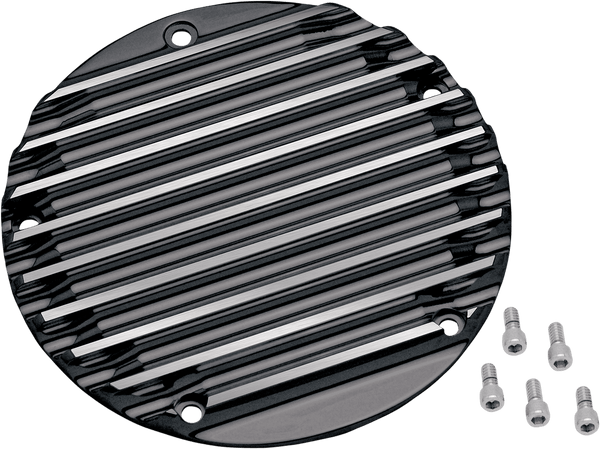 Covingtons C1072-B Derby Cover - Finned - Black - sxspowersports