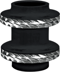 Covingtons C1239-C Heel Shift Eliminator - Dimpled - Chrome - sxspowersports