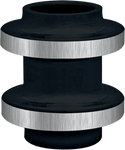 Covingtons C1240-B Heel Shift Eliminator - Finned - Black - sxspowersports