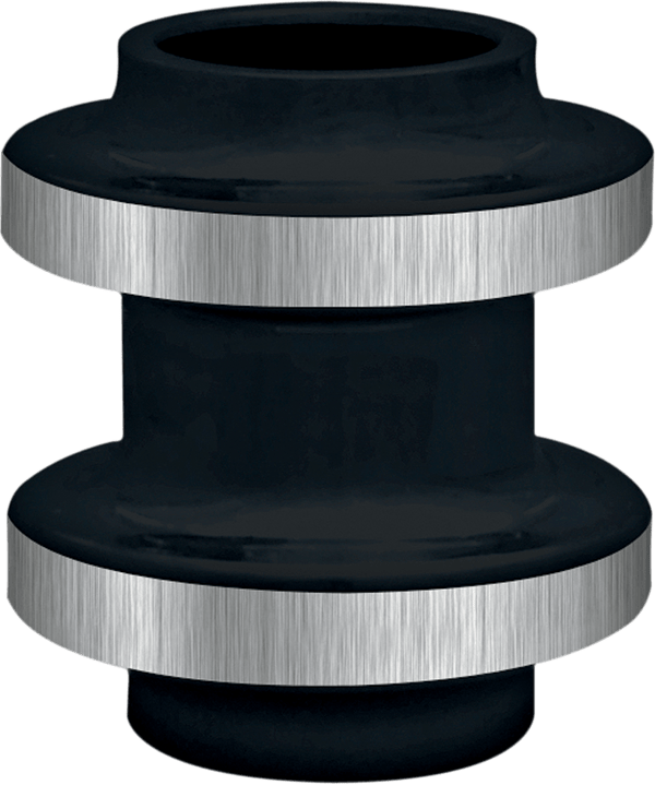 Covingtons C1240-B Heel Shift Eliminator - Finned - Black - sxspowersports