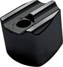 Covingtons C1246-B Ignition Switch Knob Cover - Finned - Black - sxspowersports