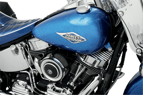 Covingtons C1282-C Finned Panhead-Style Valve Covers - Chrome - sxspowersports