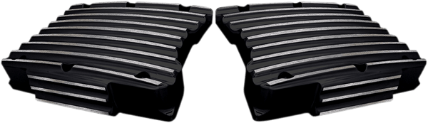 Covingtons C1292-B Rocker Top Cover - Dimpled - Gloss Black Powdercoat - sxspowersports