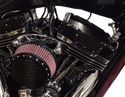 Covingtons C1292-B Rocker Top Cover - Dimpled - Gloss Black Powdercoat - sxspowersports