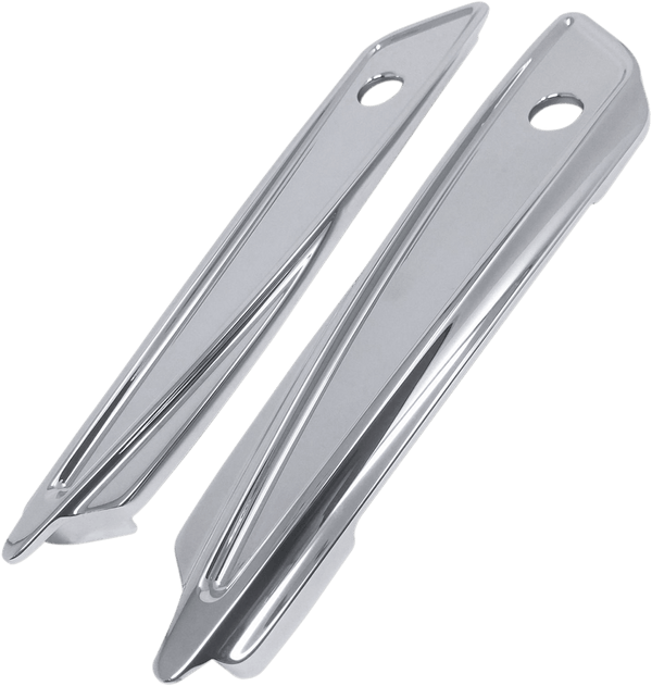 Covingtons C1810-T Saddlebag Hinge Covers - Ripper - Tungsten Gray - sxspowersports