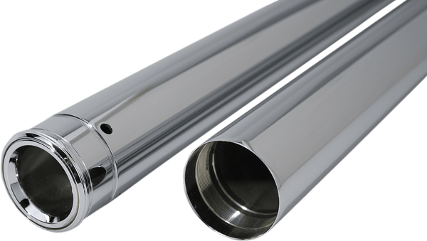 Custom Cycle T1340 41mm Show Chrome Fork Tubes - 30.25in. - sxspowersports