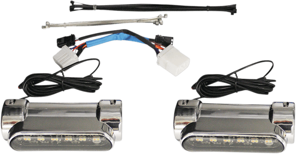 Custom Dynamics CD-CB-AW-SS8-C Engine Guard LED - Chrome - sxspowersports