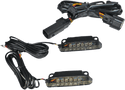 Custom Dynamics CD-LR-10-S LED Saddlebag Rail Light Bars - Smoke Lens - sxspowersports